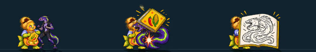 Three frames of KLEURBOEK, from the game's move list